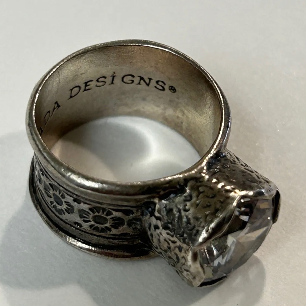 SILPADA designs Queen For A Day, Size 7.5, 925 CZ Sterling Silver Ring - Picture 5 of 8